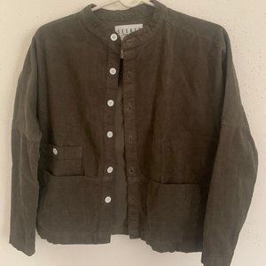 NWOT XXS SEEKER RAJ COAT CORDUROY STONE